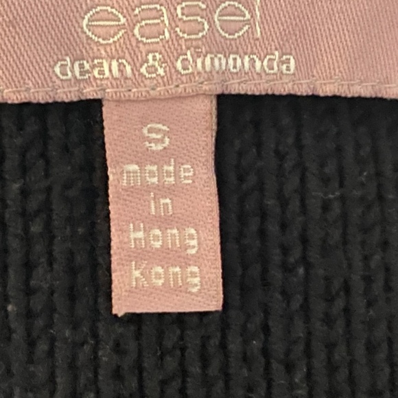 Easel cotton blend retro cropped style cardigan - Picture 12 of 16